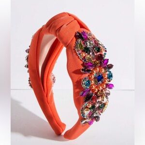 Wide Edged Embroidered Headband | Chic Simple Multifunctional Hair Accessory